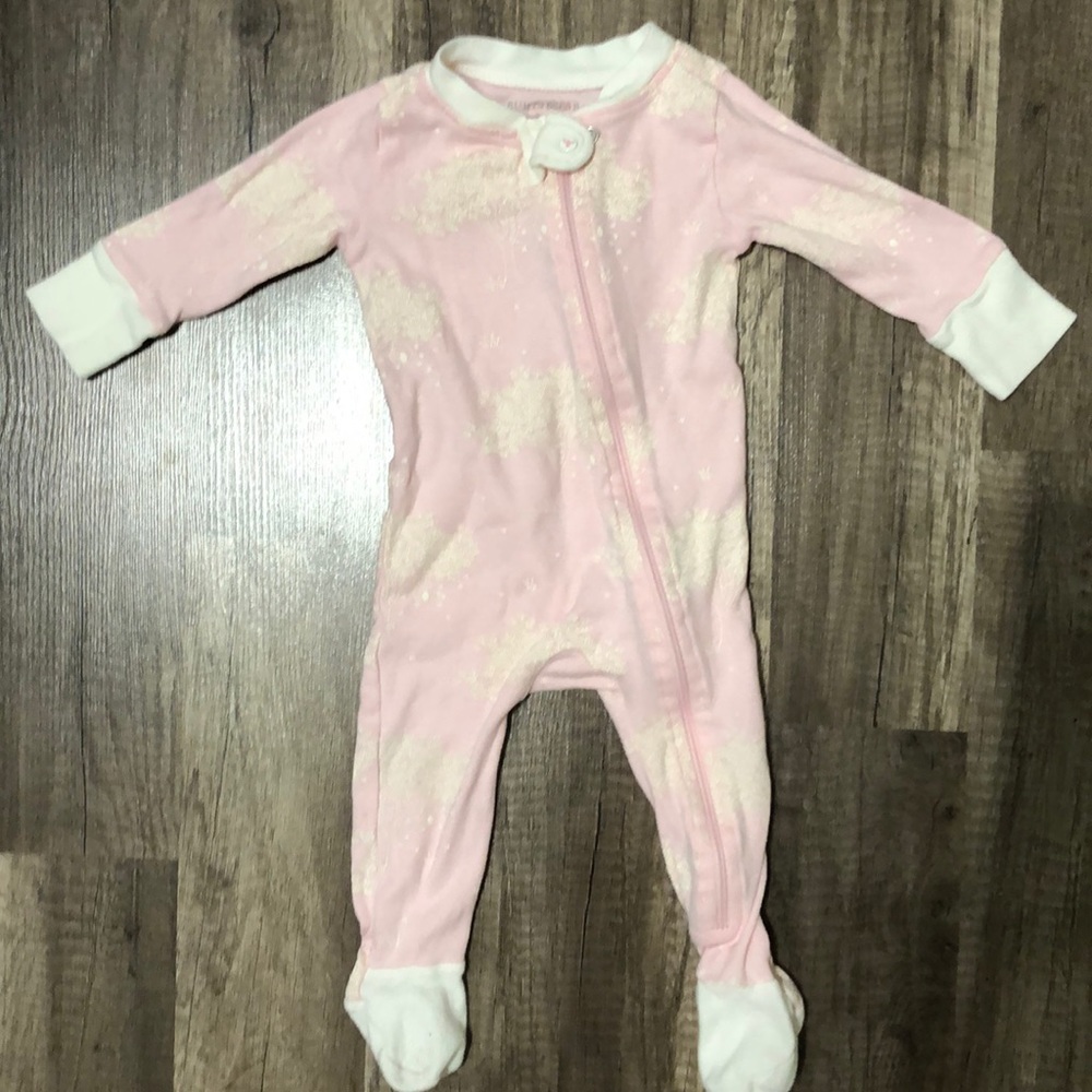 Burt’s Bee’s footies with zipper